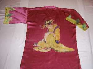 Kimono Burdeos