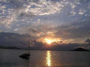 Puesta de sol Mar Menor (Zona Hotel Cavanna-Cartagena)