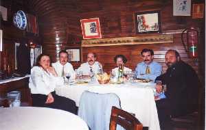 Caf Gijn. Madrid 1998. Con Conchita Garca lvarez, Jess Cmara, Jos Maria Maestu y Wilfredo Rincn Garca.