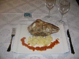 Presentaci�n de la cabeza de cordero en pebre [Recetas_Cabeza de cordero en pebre]