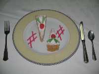 Presentaci�n de la tortada 