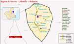 Ubicaci�n de las pedan�as en el municipio de Abanilla 