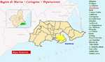 Ubicacin de Alumbres en el municipio de Cartagena 