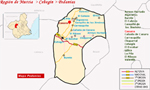 Ubicaci�n de pedan�as en el municipio de Ceheg�n [Ceheg�n_Canara]