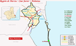 Ubicaci�n de La Manga en el municipio de San Javier [San Javier_La Manga]