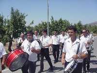 Banda de msica en las Fiestas de Lbor 