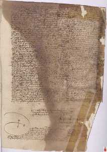Circular de los reyes catlicos notificando la autorizacin dada a los vecinos de Cieza para poder pedir limosna... [Proyecto Carmes]