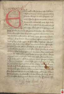 Contrato entre el concejo de Murcia y Lope Garc�a... [Proyecto Carmes�]