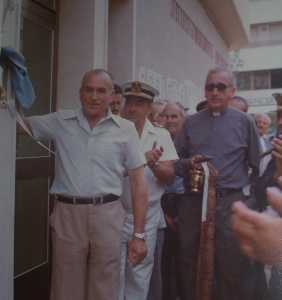 Inaugurando la Cofrad�a de pescadores 
