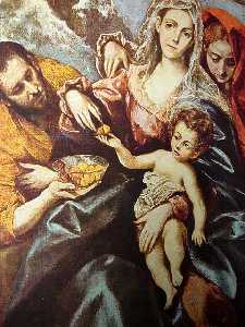 Con el paso del tiempo, la miel, simbolizar�a la dulzura de la vida, el para�so (�Sagrada Familia con dulces� de El Greco)