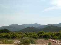 Panor�mica del sector oriental del P. R. El Valle y Carrascoy, presidido por El Relojero.