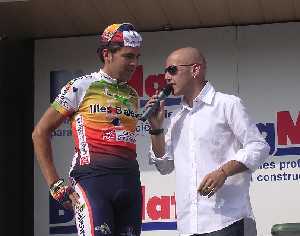 Jos Cayetano Juli, durante una entrevista en los Campeonatos de Espaa 2005