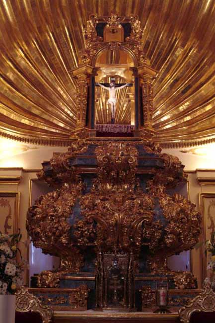 Interior del Santuario de la Vera Cruz. Regin de Murcia Digital