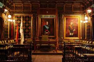 Interior del Ayuntamiento de Mazarrn