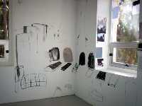 Obra en la sala de exposicin del Centro Prraga