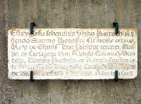 Placa fundacional de Torre Pacheco