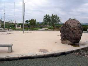 Detalle de plaza Santa Rosa en la Manchica