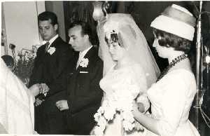 Rafael de los Ros el da de su boda