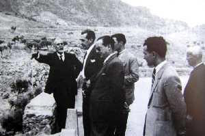 Mostrando las obras de la Fuensanta entre 1944 y 1945