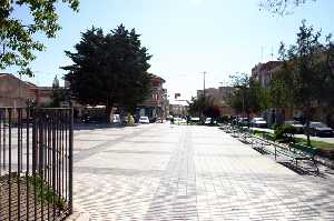 Vista de la plaza de la ermita