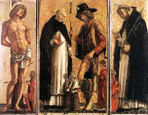 Pol�ptico con varios santos y San Roque (Murano) [San Roque]