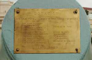 Placa con la dotacin del submarino 