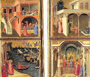 Escenas de la vida de San Nicol�s (Lorenzetti) [San Nicol�s de Bari]