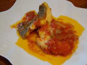 Bacalao con Tomate