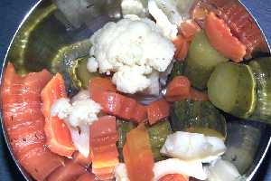 Encurtido variado con pedazos de coliflor [Coliflor]