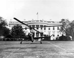 El Autogiro, en la Casa Blanca (hacia 1934) 