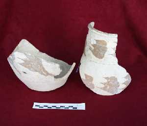 Jarrita de cermica pintada a la almagra