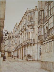 Calle del Ca��n, por Juan Heredia