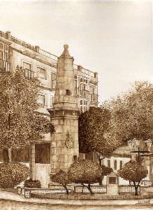 Litograf�a de Juan Heredia