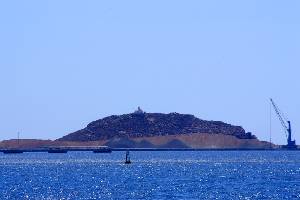 La isla de Escombreras, refugio de los enfermos