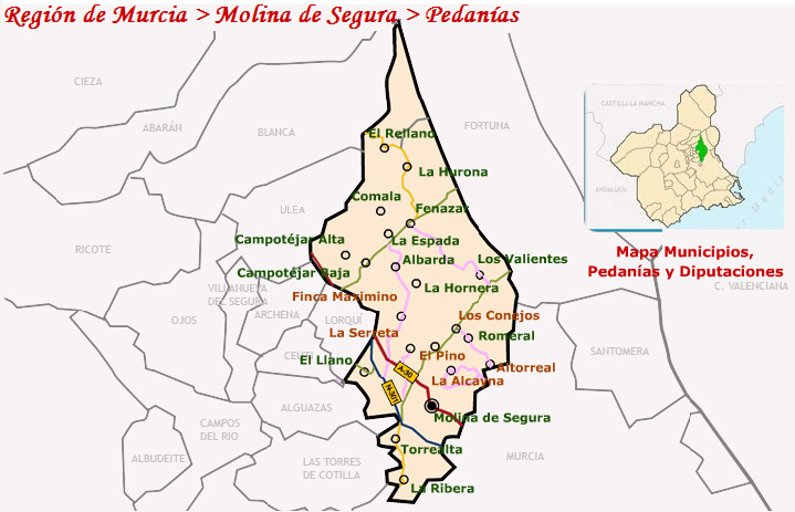 Situaci�n El Rellano