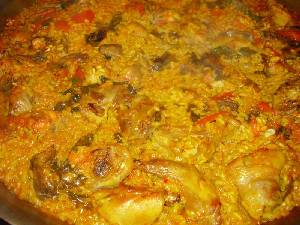 Arroz y pollo