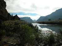 El R�o Segura a su paso por Blanca